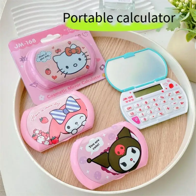 Sanrio Hello Kitty Portable Calculator with Mirror Kawaii Student Anime Figure Cartoon Cute Student Gift Toy Y2K School Supplies
Sanrio Hello Kitty Portable Calculator with Mirror Kawaii Student Anime Figure Cartoon Cute Student Gift Toy Y2K School Supplies