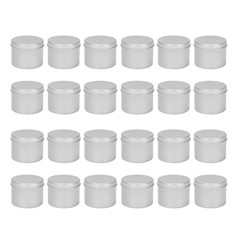 24 Pack Round Metal Tins Box Candle Tin Black Aluminum Jar Storage Empty Pot Plain Cans Cream Cosmetic Container
24 Pack Round Metal Tins Box Candle Tin Black Aluminum Jar Storage Empty Pot Plain Cans Cream Cosmetic Container