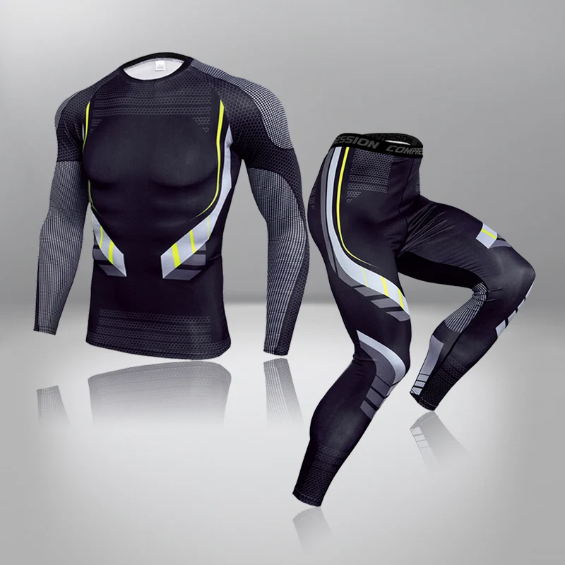 Men's Compression Sportswear Suits Gym Tights Training Clothes Workout Jogging Sports Set Running Rashguard Tracksuit For Men
Men's Compression Sportswear Suits Gym Tights Training Clothes Workout Jogging Sports Set Running Rashguard Tracksuit For Men