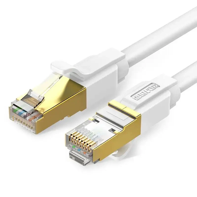 12432 super six cat6a network cable oxygen-free copper core shielding crystal head jumper data center heartbeat