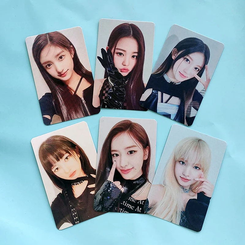 6PCS/Set Kpop IVE New Album ELEVEN Photo Cards Won Young An Yu Jin Photocards Lomo Card For Fans Collection Photocards
6PCS/Set Kpop IVE New Album ELEVEN Photo Cards Won Young An Yu Jin Photocards Lomo Card For Fans Collection Photocards