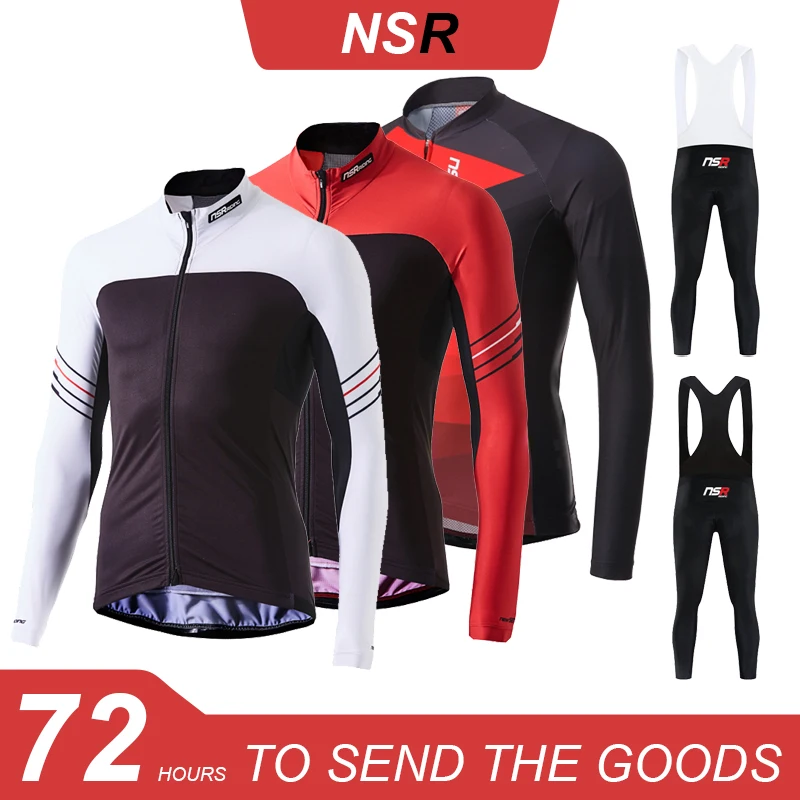 Korea NSR Spring /Autumn Long Sleeve Cycling Jersey Set Men Bicycle Clothes MTB Bike Jersey Bib Pants Kit Ropa Ciclismo Traje
Korea NSR Spring /Autumn Long Sleeve Cycling Jersey Set Men Bicycle Clothes MTB Bike Jersey Bib Pants Kit Ropa Ciclismo Traje