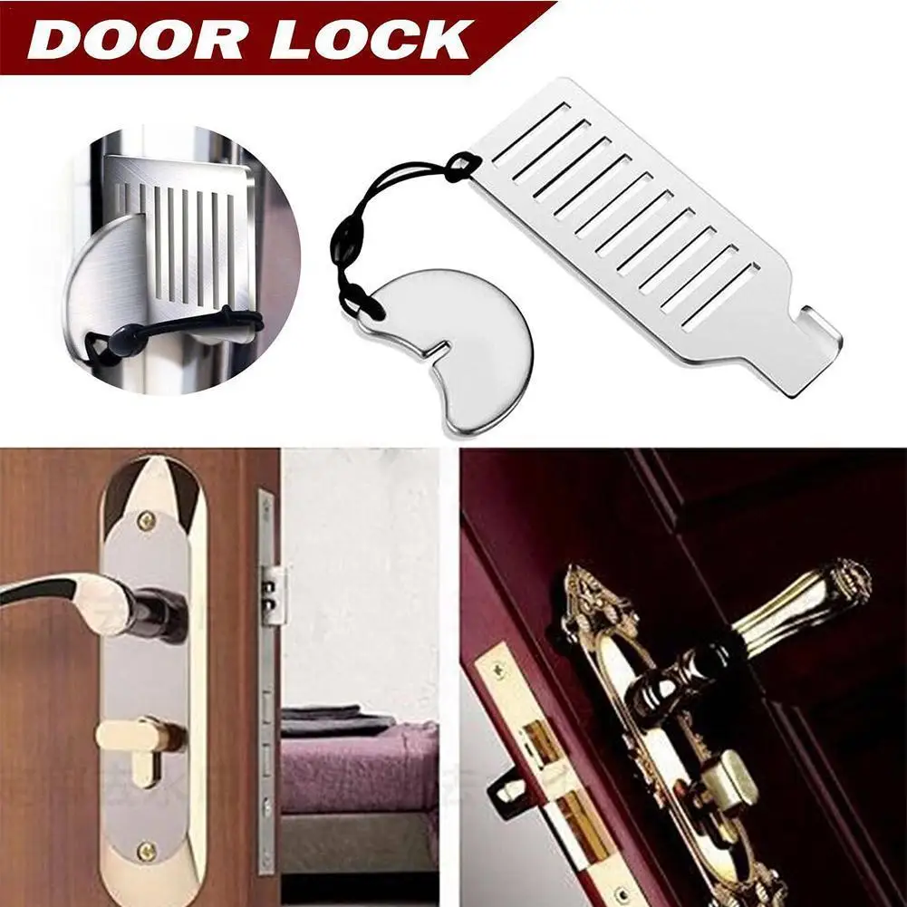 1 Set Portable Door Lock Travel Hotel Security Door Lock Chain Home Anti-theft Lock Lock Buckle Security Security Home Hardware
1 Set Portable Door Lock Travel Hotel Security Door Lock Chain Home Anti-theft Lock Lock Buckle Security Security Home Hardware