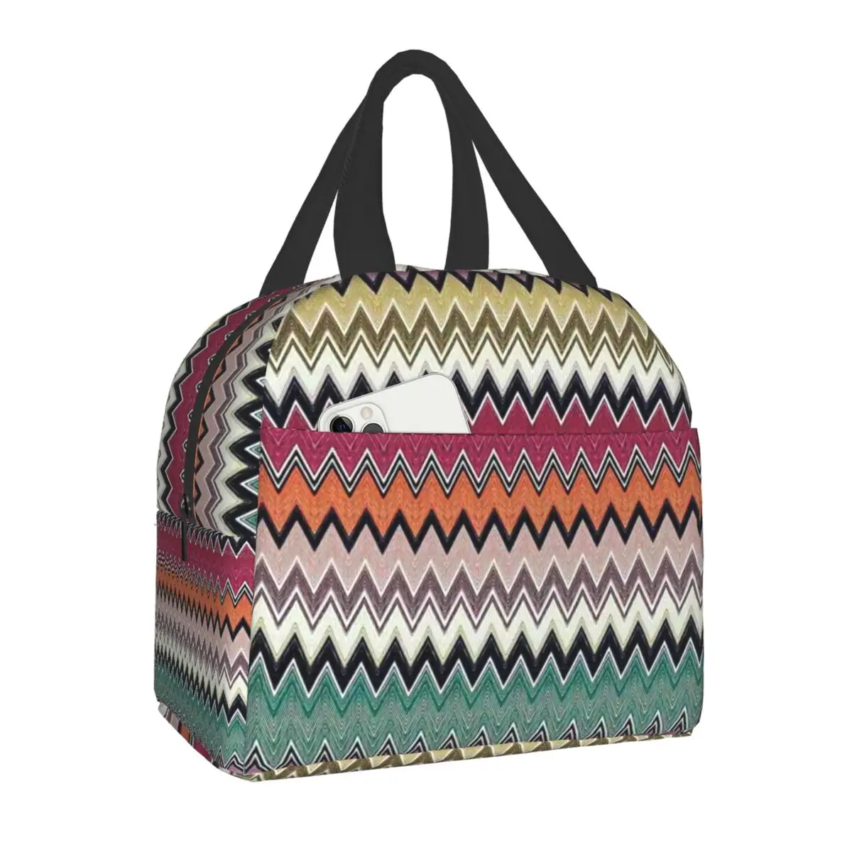 Luxury Classic Zig Zag Resuable Lunch Box for Women Geometric Camouflage Thermal Cooler Food Insulated Lunch Bag Kids School
Luxury Classic Zig Zag Resuable Lunch Box for Women Geometric Camouflage Thermal Cooler Food Insulated Lunch Bag Kids School