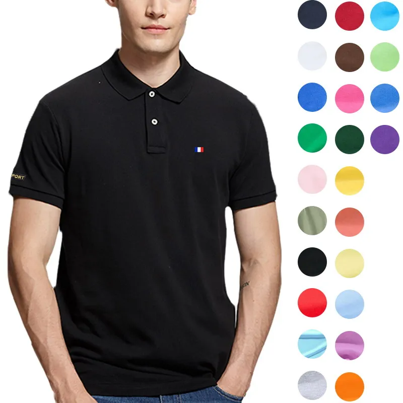2022 вышитые рубашки поло модная брендовая летняя новая мужская рубашка для гольфа с логотипом флага Топы с коротким рукавом мужская деловая ...
2022 вышитые рубашки поло модная брендовая летняя новая мужская рубашка для гольфа с логотипом флага Топы с коротким рукавом мужская деловая ...