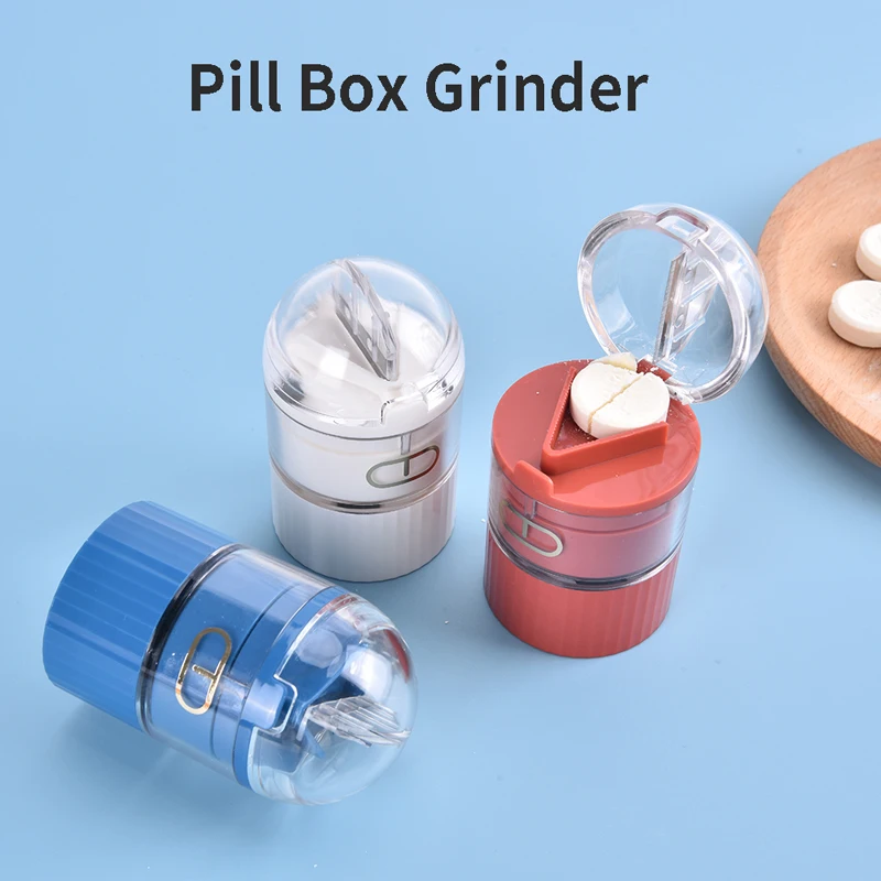 4 in 1 Powder Tablet Grinder Portable 4 Layer Powder Pill Cutter Medicine Splitter Box Storage Crusher Travel Pill Case Pill Box
4 in 1 Powder Tablet Grinder Portable 4 Layer Powder Pill Cutter Medicine Splitter Box Storage Crusher Travel Pill Case Pill Box