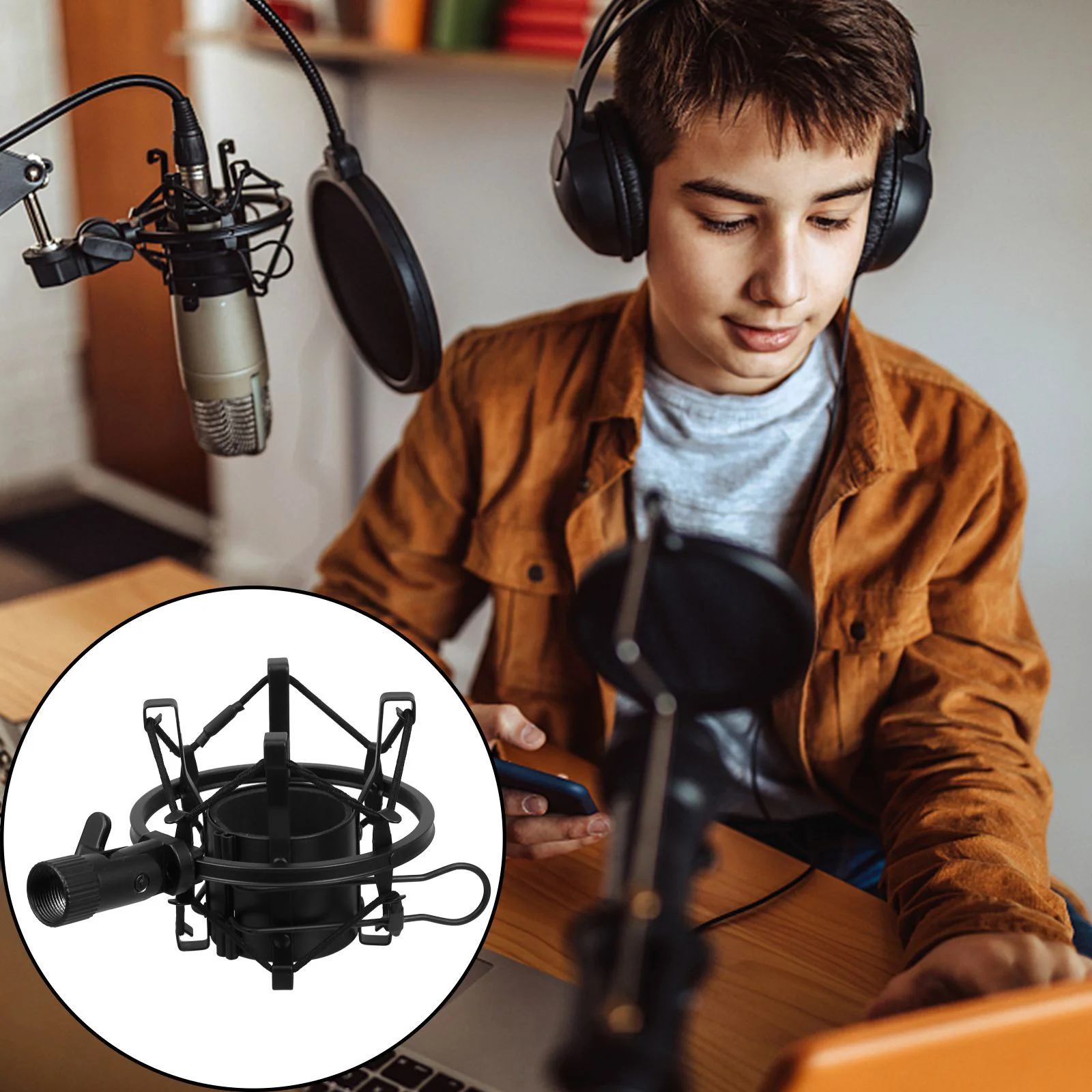 Metal Holder Microphone Holder Clip Portable Microphone Mic Stand Filter Holder Microphone Rack Isolation Microphone Shock Mount
Metal Holder Microphone Holder Clip Portable Microphone Mic Stand Filter Holder Microphone Rack Isolation Microphone Shock Mount