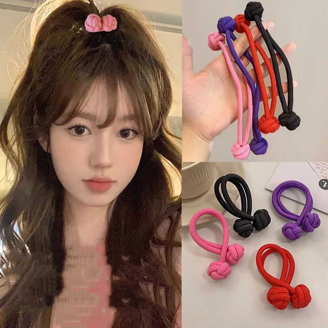 1Pcs Hair Rope High Elastic Chinese Knotting Durable Rubber Band No Crease Ponytail Holder For Women Girls Hair Accessories Gift
1Pcs Hair Rope High Elastic Chinese Knotting Durable Rubber Band No Crease Ponytail Holder For Women Girls Hair Accessories Gift