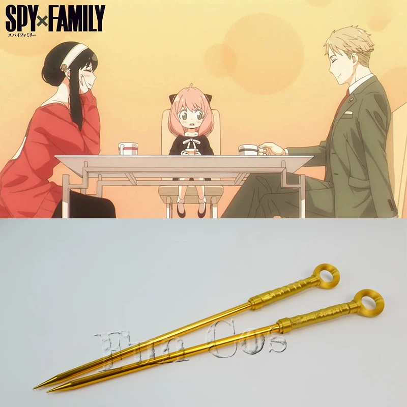 New Anime Spy X Family Yor Forger Cosplay Weapons Yor Briar Cos Props Golden Color Needles Thorn Princes Accessories Role Play
New Anime Spy X Family Yor Forger Cosplay Weapons Yor Briar Cos Props Golden Color Needles Thorn Princes Accessories Role Play