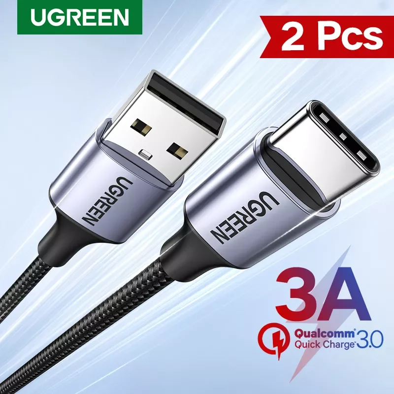 UGREEN 2 Pack USB C Cable USB Type C Charging Cable 3A for Xiaomi Realme Samsung Fast Charging USB C Cable 2pcs 1m 1.5m Type C
UGREEN 2 Pack USB C Cable USB Type C Charging Cable 3A for Xiaomi Realme Samsung Fast Charging USB C Cable 2pcs 1m 1.5m Type C
