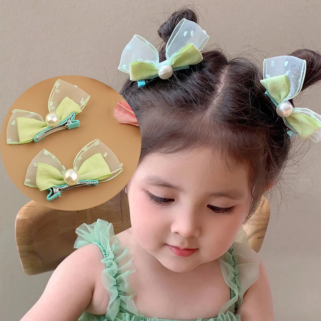 New Korean Sweet Girl Beautiful Colorful Pearl Bow Duckbill Clip Children Fashion Hairpins Hair Accessories Cute Bow Hair Clips
New Korean Sweet Girl Beautiful Colorful Pearl Bow Duckbill Clip Children Fashion Hairpins Hair Accessories Cute Bow Hair Clips