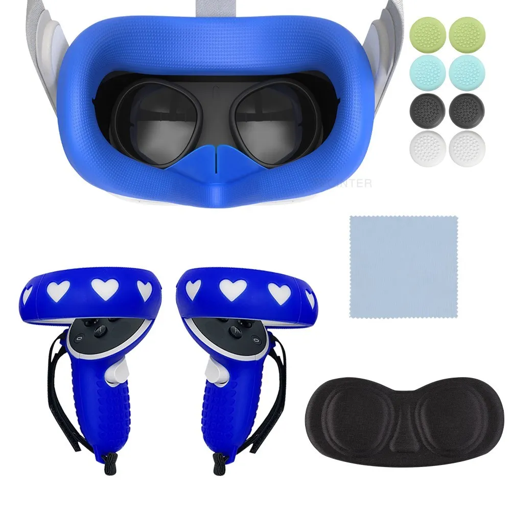Совместим с Oculus Quest 2 VR, силиконовый защитный чехол для лица, Силиконовый колпачок, чехол для глаз, ручка, захват, аксессуары виртуальной реальности
Совместим с Oculus Quest 2 VR, силиконовый защитный чехол для лица, Силиконовый колпачок, чехол для глаз, ручка, захват, аксессуары виртуальной реальности