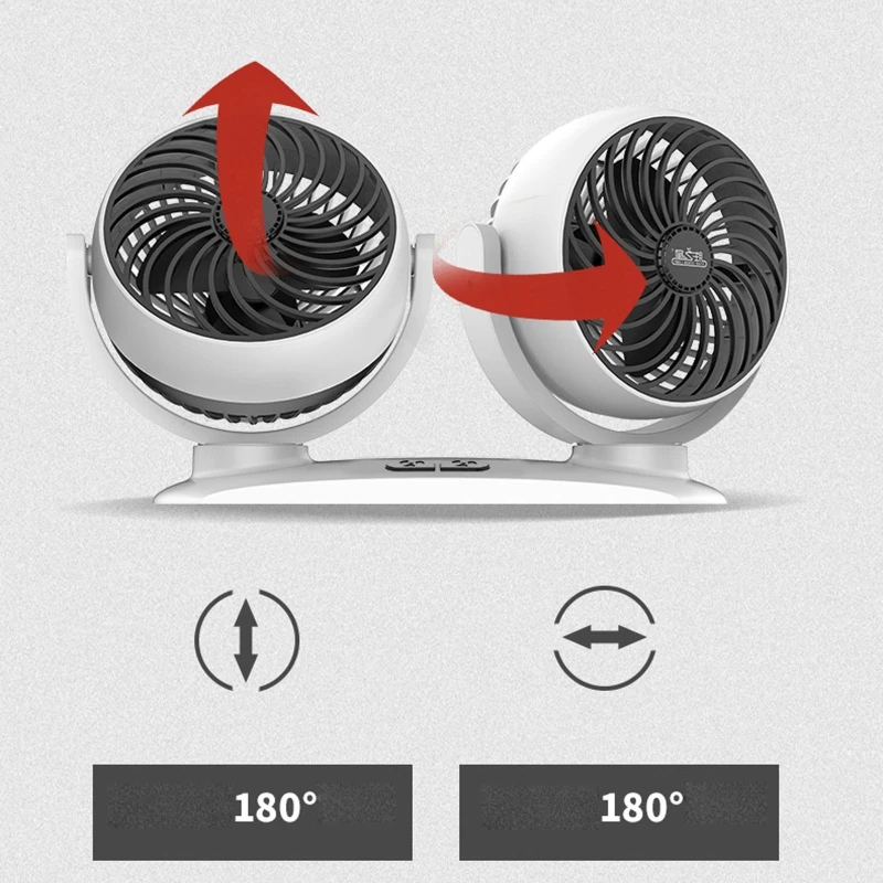 R91A 3 Gears Mini Car Cooling Fan Portable Auto Electric Fan Cool USB 12V Dual Head Fan for Car Home Desktop Air Circulator
R91A 3 Gears Mini Car Cooling Fan Portable Auto Electric Fan Cool USB 12V Dual Head Fan for Car Home Desktop Air Circulator
