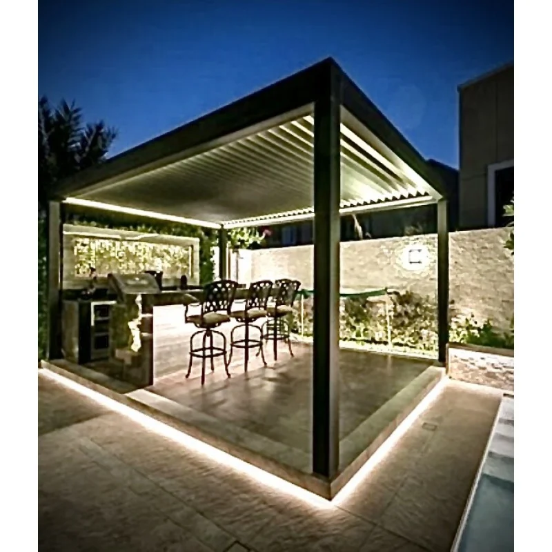 Garden Decoration Customized Color Aluminium Terrace Roof Pergola for Sunshade and Rest
Garden Decoration Customized Color Aluminium Terrace Roof Pergola for Sunshade and Rest