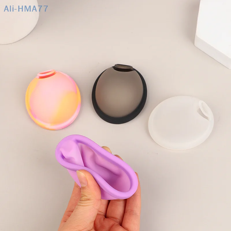 

Menstrual Disc Flat-fit Design Women Health Care Feminine Hygiene Silicone Menstrual Cup Period Menstrual Collector Extra-Thin