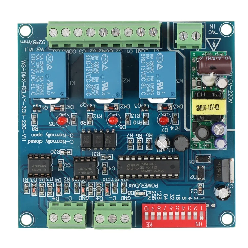 3CH DMX512 релейный ДЕШИФРАТОР AC110-220V вход 3 группы релейный переключатель 3Chx 5a вход DMX релейный контроллер для светодиодный Ной лампы
3CH DMX512 релейный ДЕШИФРАТОР AC110-220V вход 3 группы релейный переключатель 3Chx 5a вход DMX релейный контроллер для светодиодный Ной лампы