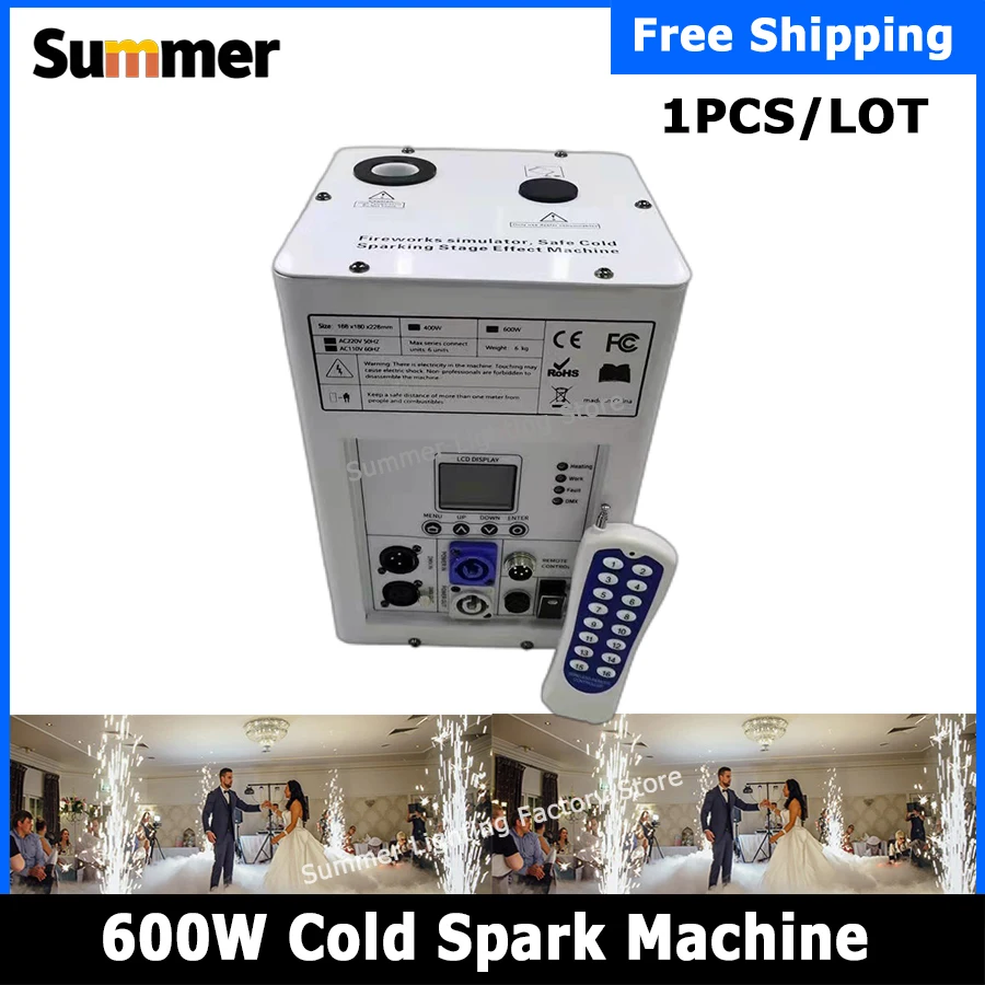 No Tax 1Pcs Cold Spark Machine 600w Cold Firework Machine DMX Remote Control Sparking Spark Machine For Wedding
No Tax 1Pcs Cold Spark Machine 600w Cold Firework Machine DMX Remote Control Sparking Spark Machine For Wedding
