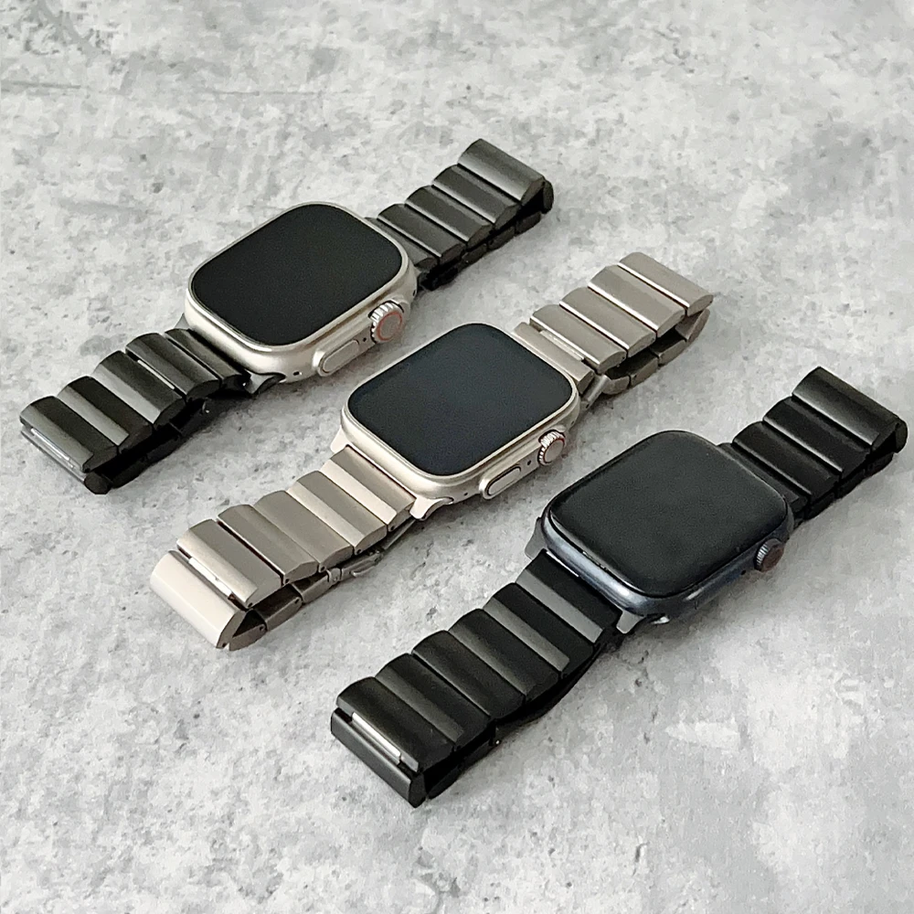 Mens Titanium Strap For Apple Watch Ultra 49mm 45mm 44mm 42mm Luxury Metal Alloy Bracelet For iWatch Series 8 7 6 5 SE WristBand
Mens Titanium Strap For Apple Watch Ultra 49mm 45mm 44mm 42mm Luxury Metal Alloy Bracelet For iWatch Series 8 7 6 5 SE WristBand