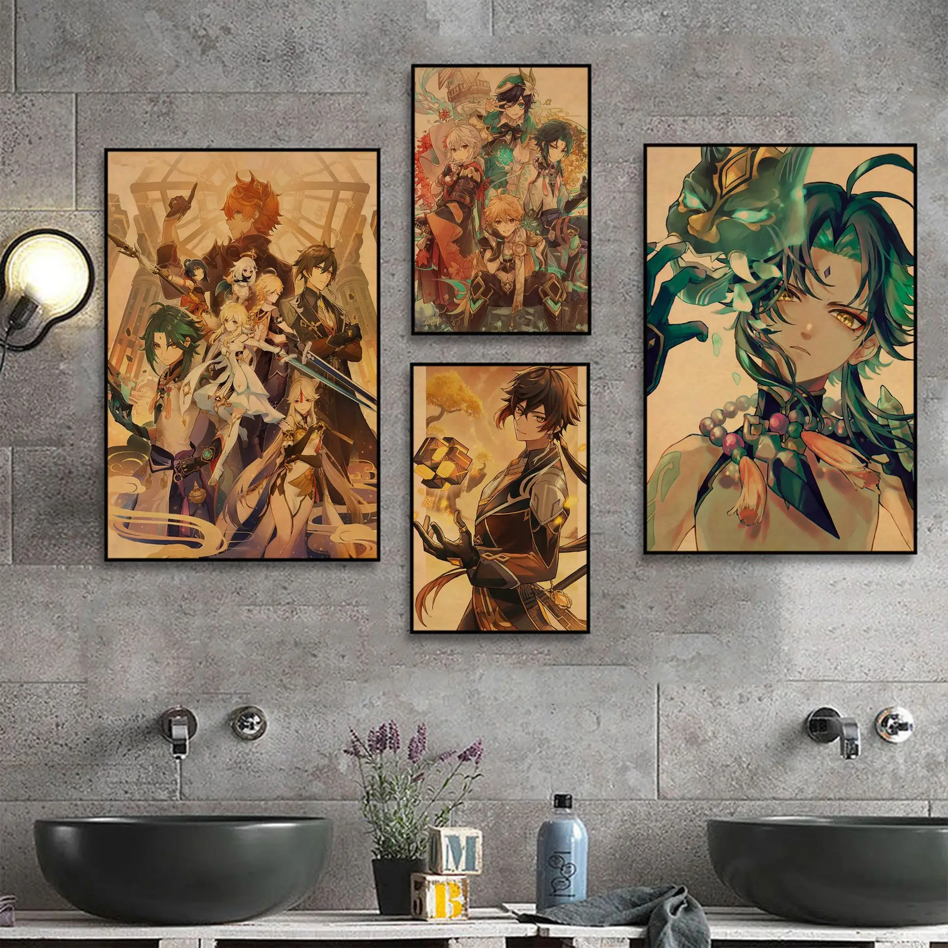 Genshin Impact Anime Posters Kraft Paper Prints Home Room Decor Study Bedroom Bar Cafe Wall Paintings Cartoon Wall Stickers
Genshin Impact Anime Posters Kraft Paper Prints Home Room Decor Study Bedroom Bar Cafe Wall Paintings Cartoon Wall Stickers