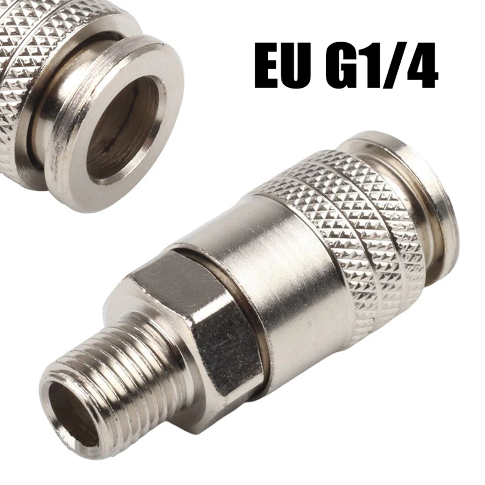 1pcs G1/4 Male Thread Pneumatic Fitting EU Standard Quick Connector Coupler Parts For Air Compressor Tools Accessories
1pcs G1/4 Male Thread Pneumatic Fitting EU Standard Quick Connector Coupler Parts For Air Compressor Tools Accessories