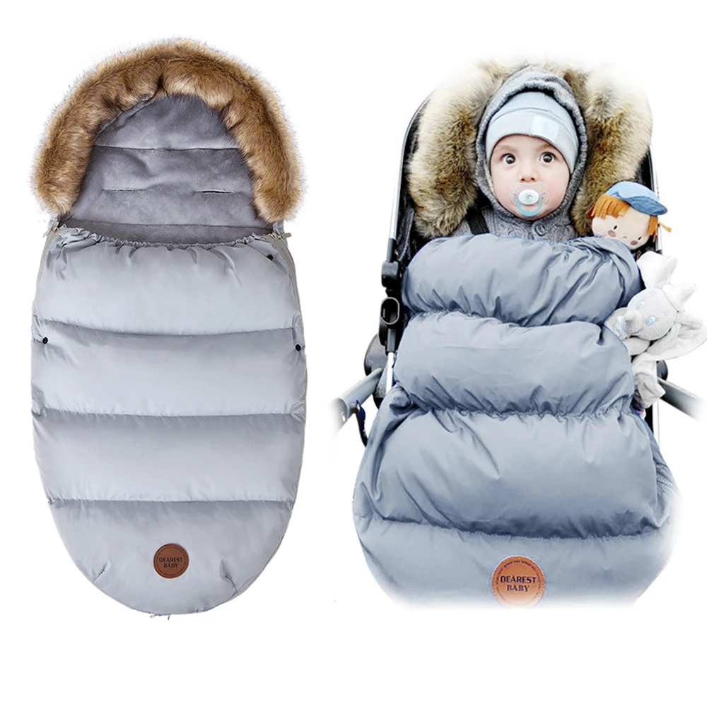 Спальный мешок для детской коляски, зимняя детская ночная рубашка, съемный меховой воротник, конверт для новорожденных, универсальный мешо...
Спальный мешок для детской коляски, зимняя детская ночная рубашка, съемный меховой воротник, конверт для новорожденных, универсальный мешо...
