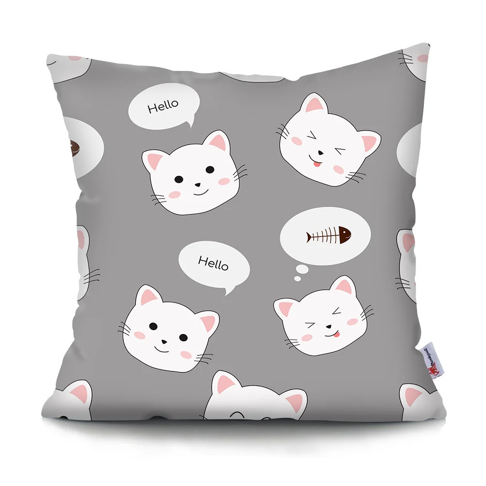 cute cat animal Cushion Cover Double-sided printing cushion covers Car Sofa Home Decor Pillow Case Home Decoration Pillowcase
cute cat animal Cushion Cover Double-sided printing cushion covers Car Sofa Home Decor Pillow Case Home Decoration Pillowcase
