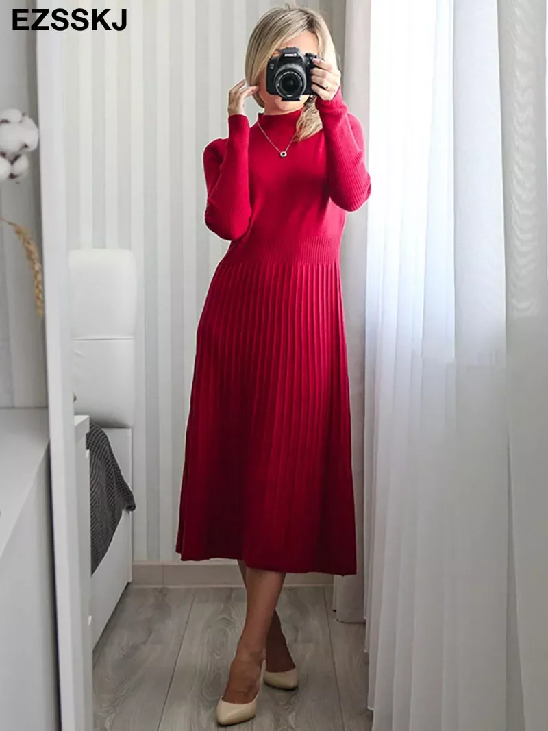 pure autumn winter bodycon O-neck basic slim A-LINE thick long dress women's dress female basic maix robe dresselegant dress
pure autumn winter bodycon O-neck basic slim A-LINE thick long dress women's dress female basic maix robe dresselegant dress