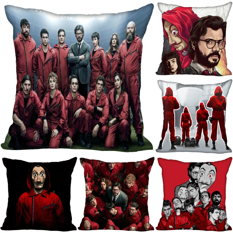 La Casa De Papel, наволочка для подушки, спальня, планшетофон, квадратные фоточехлы, двусторонняя печать, 45x45 см
La Casa De Papel, наволочка для подушки, спальня, планшетофон, квадратные фоточехлы, двусторонняя печать, 45x45 см
