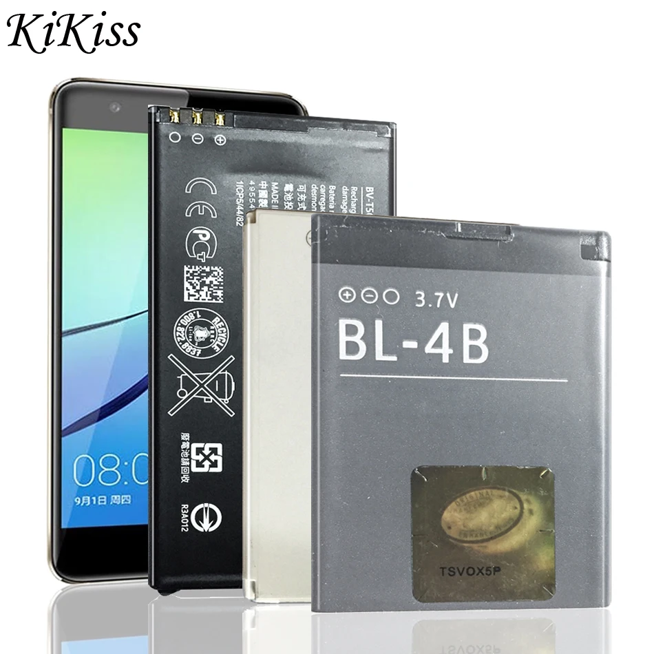 

BL-4B для Nokia N76 5000 5320XM 7070 2505 2630 2660 2760 7088 2730 N75 Battery BL 4B 4C 4CT 4D 5B 5C 5CA 5CB 5CT BLC-2