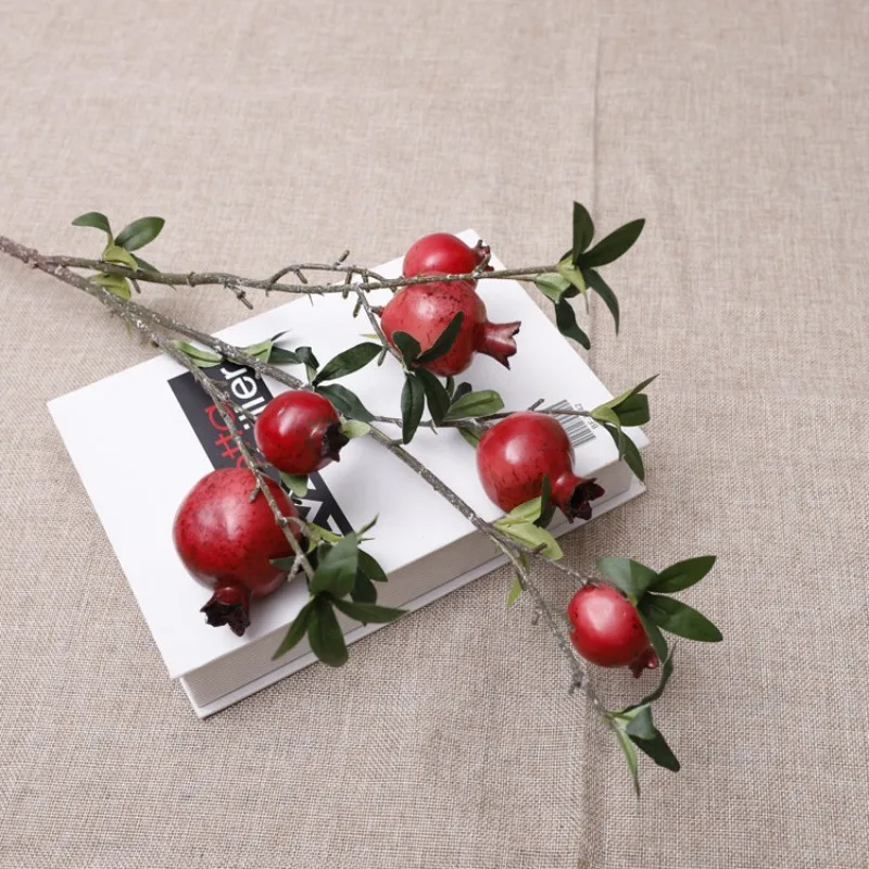 Simulation pomegranate artificial bubble fruit branch persimmon Ruyi living room plant decoration
Simulation pomegranate artificial bubble fruit branch persimmon Ruyi living room plant decoration