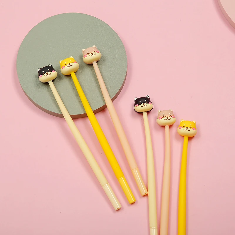 Cute Shiba Inu Dog Gel Pen Ballpoint Novelty Shaking Doll Toy Black Color ink Pens Writing Funny Stationery kids gift School
Cute Shiba Inu Dog Gel Pen Ballpoint Novelty Shaking Doll Toy Black Color ink Pens Writing Funny Stationery kids gift School