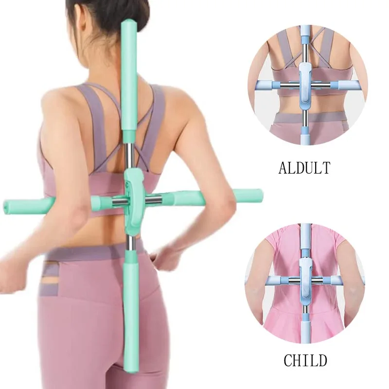 Adjustable Yoga Sticks Stretching Open Shoulder Beauty Back Bar Bodybuilding Back Posture Corrector Sports Training Equipment
Adjustable Yoga Sticks Stretching Open Shoulder Beauty Back Bar Bodybuilding Back Posture Corrector Sports Training Equipment