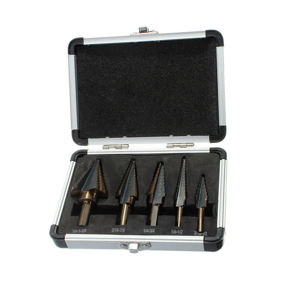 5pcs/Set Drill Bits Hole Drilling Bits with Aluminum Case High-speed Steel Replacement Drills for Metal Woodworking
5pcs/Set Drill Bits Hole Drilling Bits with Aluminum Case High-speed Steel Replacement Drills for Metal Woodworking