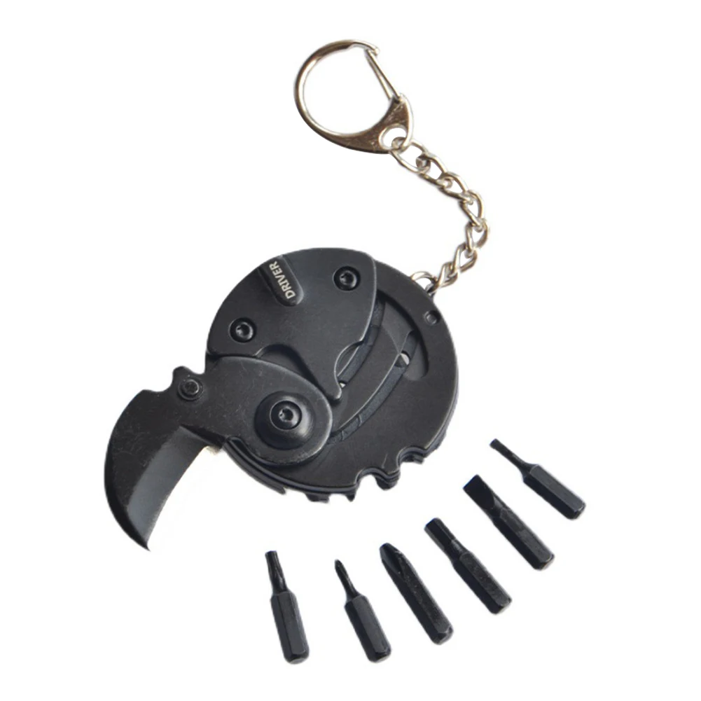 Multifunctional Hexagon Coin Outdoor EDC Tool Hexagon Shape Mini Folding Coin Knife Keychain Screwdriver Pocket Fold Hiking
Multifunctional Hexagon Coin Outdoor EDC Tool Hexagon Shape Mini Folding Coin Knife Keychain Screwdriver Pocket Fold Hiking