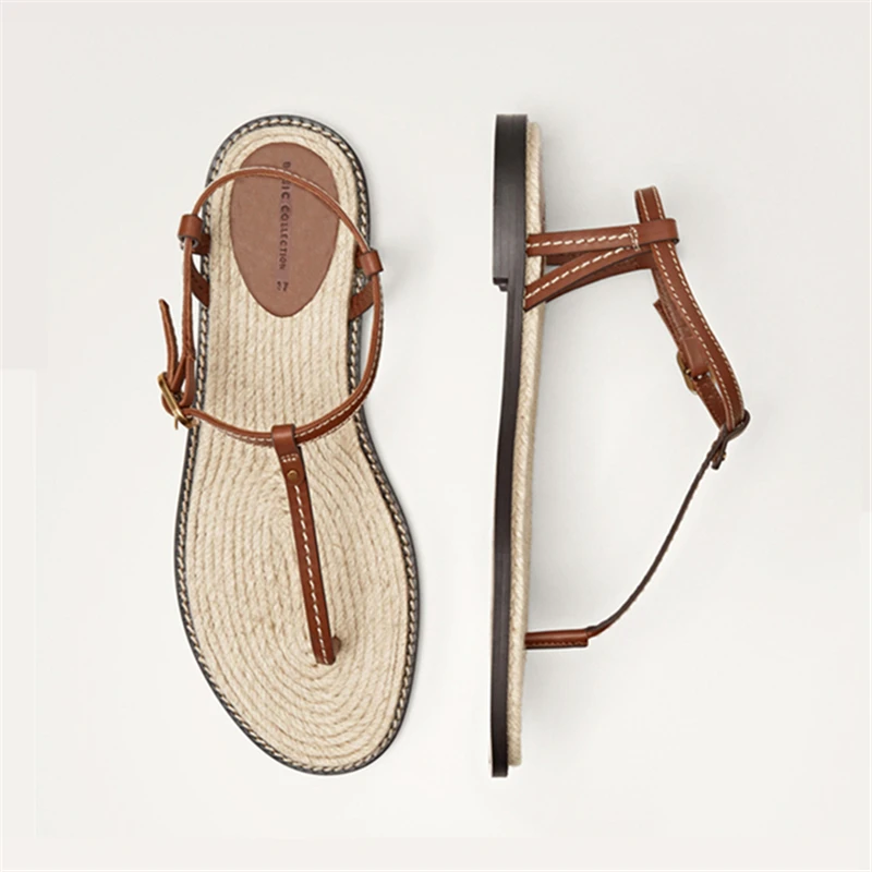 Sandals Women Summer 2023 Flip Flops Straw Fisherman Shoes Ladies Beach Flats Gladiator Sandalias Casual Footwear Zapatos Mujer
Sandals Women Summer 2023 Flip Flops Straw Fisherman Shoes Ladies Beach Flats Gladiator Sandalias Casual Footwear Zapatos Mujer