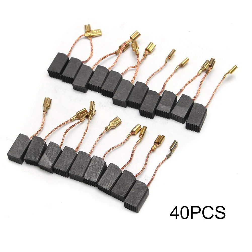 40Pcs 13.6x7.8x6.1mm Carbon Brush For Bosch MakitaDewaltHitachi Metabo 100mm Angle Grinder Electric Hammer Drill
40Pcs 13.6x7.8x6.1mm Carbon Brush For Bosch MakitaDewaltHitachi Metabo 100mm Angle Grinder Electric Hammer Drill