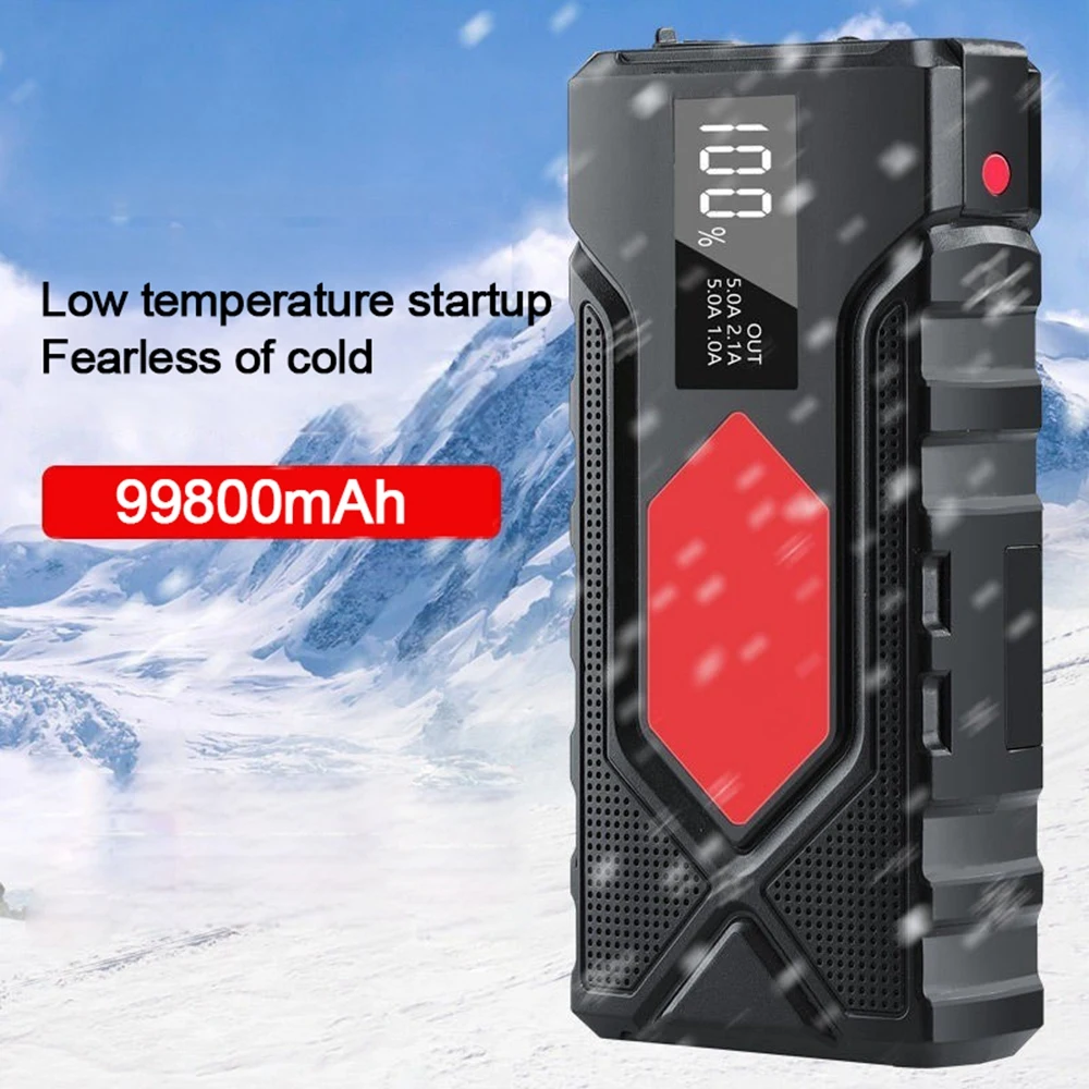 99800mAh Car Jump Starter Portable Power Bank Car Battery Starter Booster Chargers Starters Camping Powerbank Starting Device
99800mAh Car Jump Starter Portable Power Bank Car Battery Starter Booster Chargers Starters Camping Powerbank Starting Device