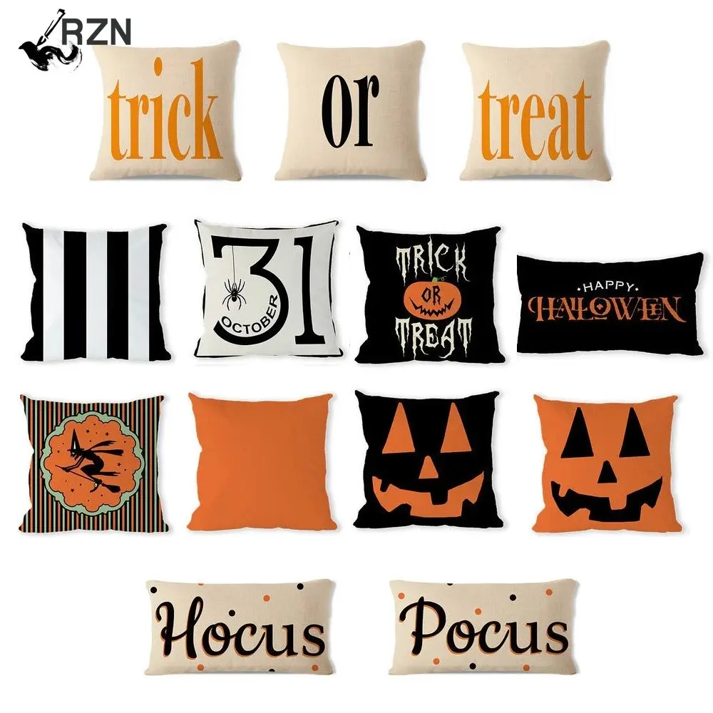 Halloween Pumpkin Witch Trick or Treat Pillowcase Decoration Linen Pillow Hug Pillowcase Halloween Home Decoration
Halloween Pumpkin Witch Trick or Treat Pillowcase Decoration Linen Pillow Hug Pillowcase Halloween Home Decoration