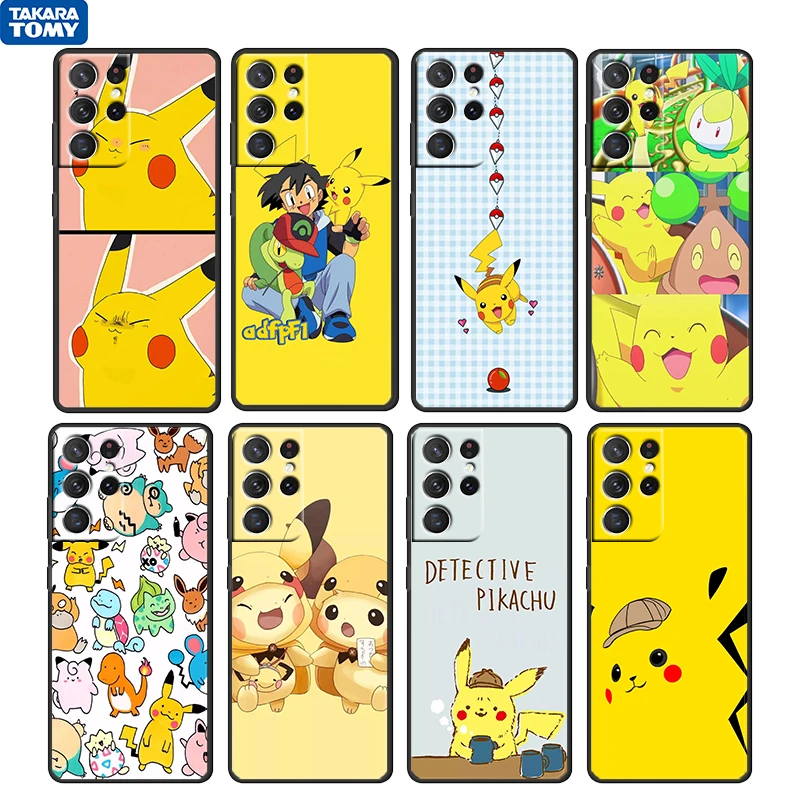 Pikachu Baby Cartoon For Samsung Galaxy S22 S21 S20 Ultra Plus Pro S10 S9 S8 S7 4G 5G Soft TPU Black Phone Case Funda Capa Cover
Pikachu Baby Cartoon For Samsung Galaxy S22 S21 S20 Ultra Plus Pro S10 S9 S8 S7 4G 5G Soft TPU Black Phone Case Funda Capa Cover