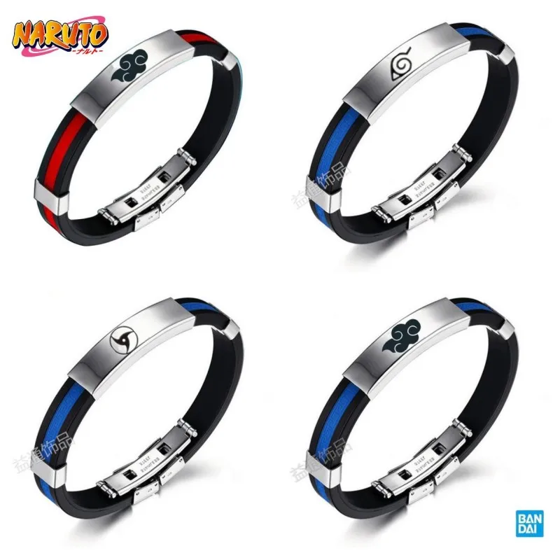 

Bandai Genuine Naruto Anime Bracelet Didara Payne Uchiha Itachi Sasuke Sports Bracelet Creative Jewelry Collection Wholesale