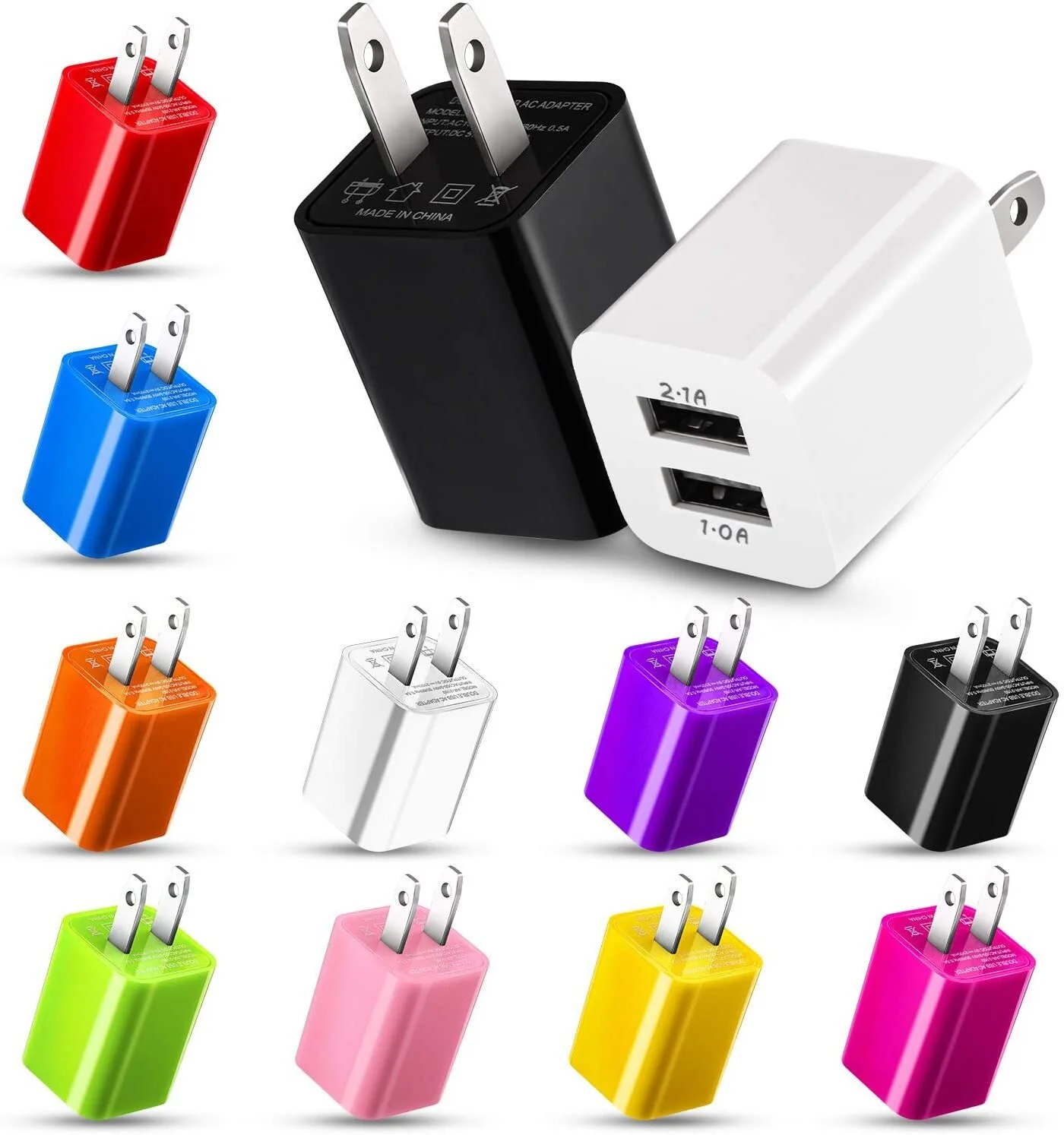 New Dual Port USB Wall Charger USB Charger Adapter Quick Charger Cube 2.1A USB Charger Wall
New Dual Port USB Wall Charger USB Charger Adapter Quick Charger Cube 2.1A USB Charger Wall