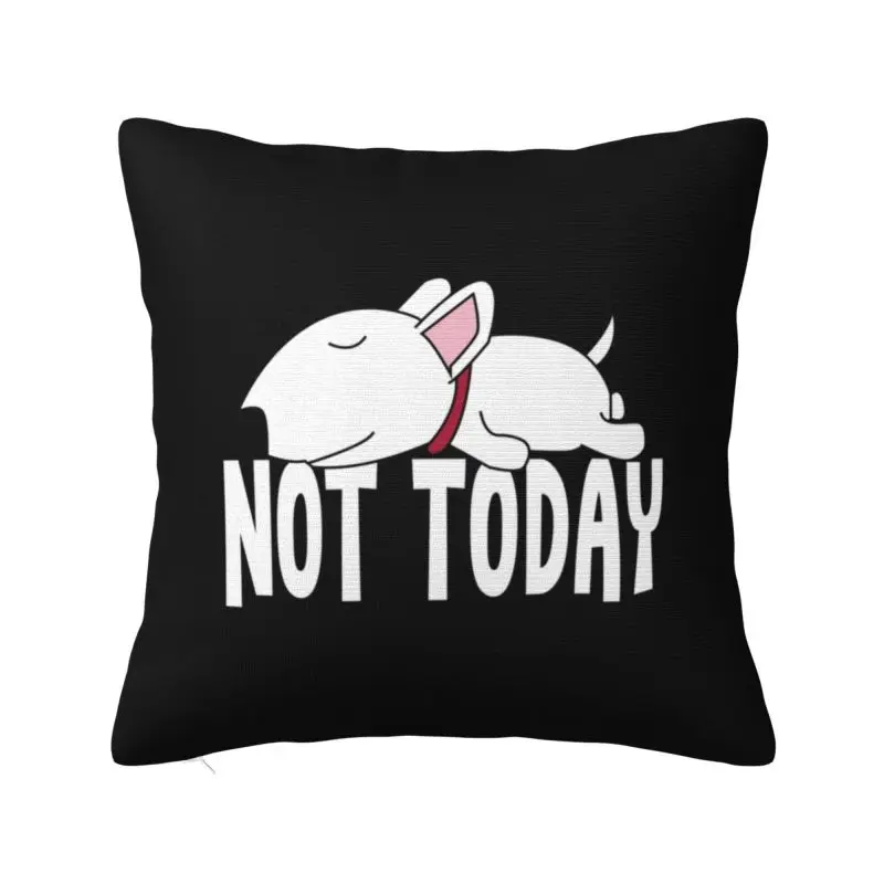 Забавная Бархатная подушка для домашних животных Lazy Not Today Bull Terrier, квадратная наволочка для дивана, украшение гостиной
Забавная Бархатная подушка для домашних животных Lazy Not Today Bull Terrier, квадратная наволочка для дивана, украшение гостиной