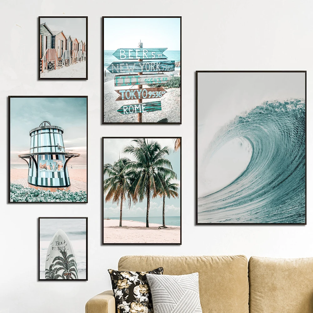 Surf Seascape Travel Spend One's Holidays Photography Wall Art Poster Set of 6 Print Boho Beach Canvas Painting Room Home Decor
Surf Seascape Travel Spend One's Holidays Photography Wall Art Poster Set of 6 Print Boho Beach Canvas Painting Room Home Decor