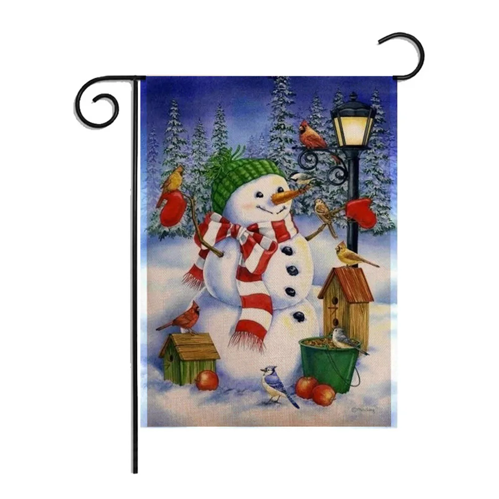 30x45cm Christmas Garden Flag Polyester Linen Double Sided Garden Flag Yard Flag Winter Seasonal Holiday Outdoor Decoration
30x45cm Christmas Garden Flag Polyester Linen Double Sided Garden Flag Yard Flag Winter Seasonal Holiday Outdoor Decoration