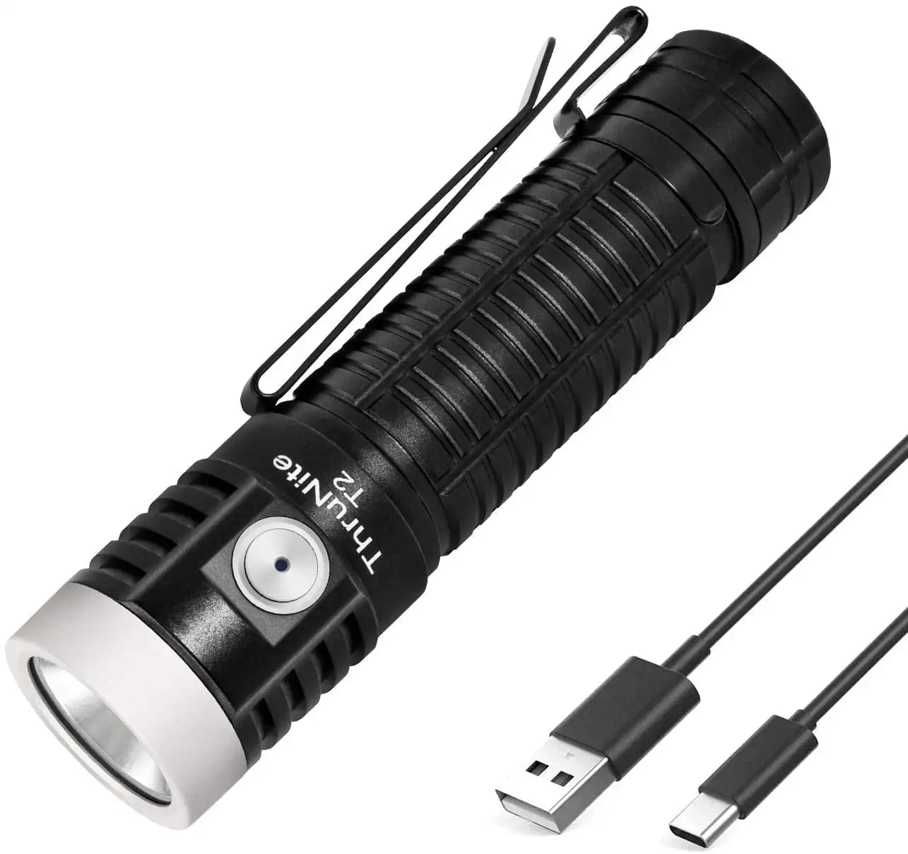 T2 LED Rechargeable Flashlight, High 3757 Lumens, High-Performance XHP70 Neutral White LED, USB Type C Fast Charging Bright Flas
T2 LED Rechargeable Flashlight, High 3757 Lumens, High-Performance XHP70 Neutral White LED, USB Type C Fast Charging Bright Flas