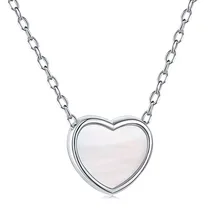 S925 Silver Forest Necklace, Peach Heart Moonlight Stone Necklace, Super Immortal Style Jewelry, Sterling Silver Jewelry