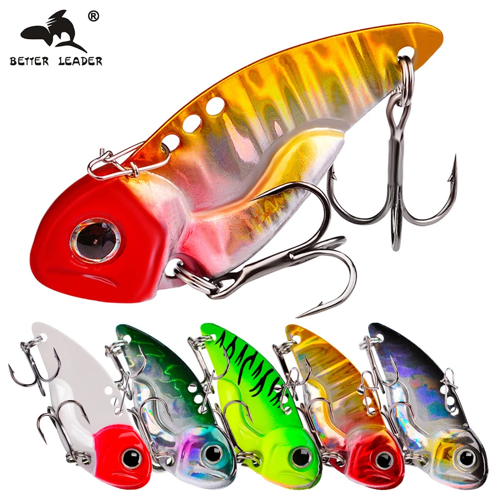 Better Leader Metal VIB 5-20g Artificial Bait Minnow Lure Hard Wobbler Crankbait Jig Perch Carp Fishing Tackle Tool
Better Leader Metal VIB 5-20g Artificial Bait Minnow Lure Hard Wobbler Crankbait Jig Perch Carp Fishing Tackle Tool