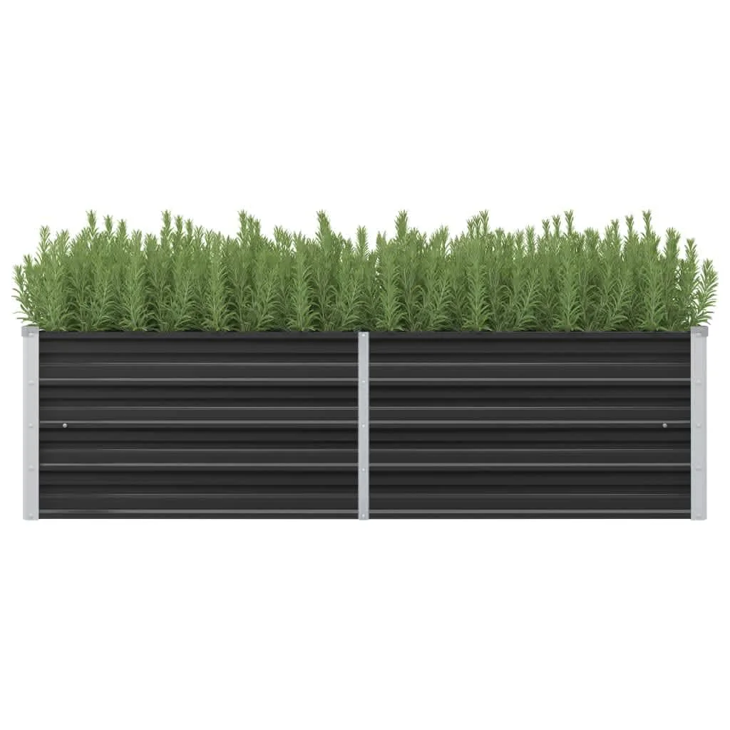 Garden Raised Bed, Garden Planters, Patio Plant Pots Anthracite 160x40x45 cm Galvanised Steel
Garden Raised Bed, Garden Planters, Patio Plant Pots Anthracite 160x40x45 cm Galvanised Steel