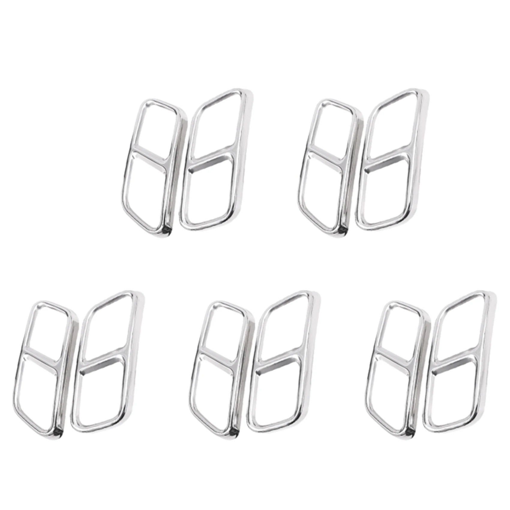 5X Stainless Steel Car Rear Dual Exhaust Muffler Pipe Cover Trim Tail Throat Frame for Benz GLK X204 CLS W218 2012-2017
5X Stainless Steel Car Rear Dual Exhaust Muffler Pipe Cover Trim Tail Throat Frame for Benz GLK X204 CLS W218 2012-2017