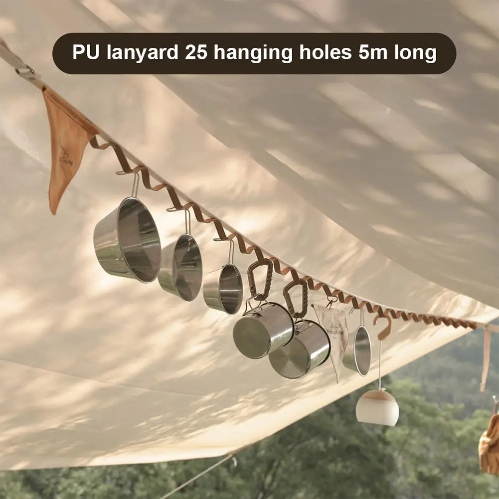 Outdoor Hanging Clothesline With Hooks Adjustable Length Leather Rope With Storage Bag Camping Outdoor Tool
Outdoor Hanging Clothesline With Hooks Adjustable Length Leather Rope With Storage Bag Camping Outdoor Tool